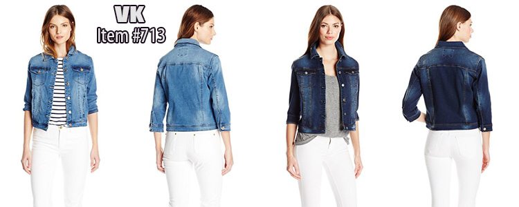 713 Kensie Jeans Women's Classic Denim Jacket