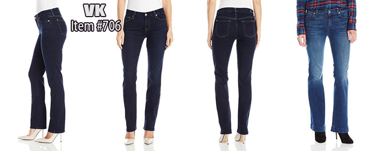 For All Mankind Women's Kimmie Straight in Dark Dusk Indigo